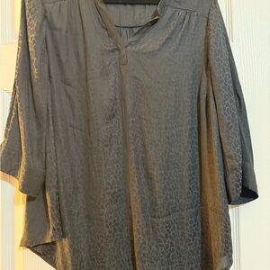 Black/Gray Women's Top